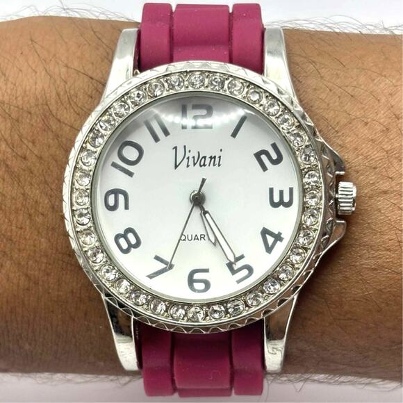Purple Crystal Vivani Watch - Picture 1 of 4